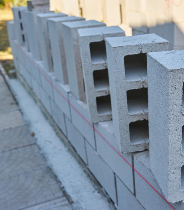 Travaux de maçonnerie pose de briques avec mortier par ABC du Bâtiment